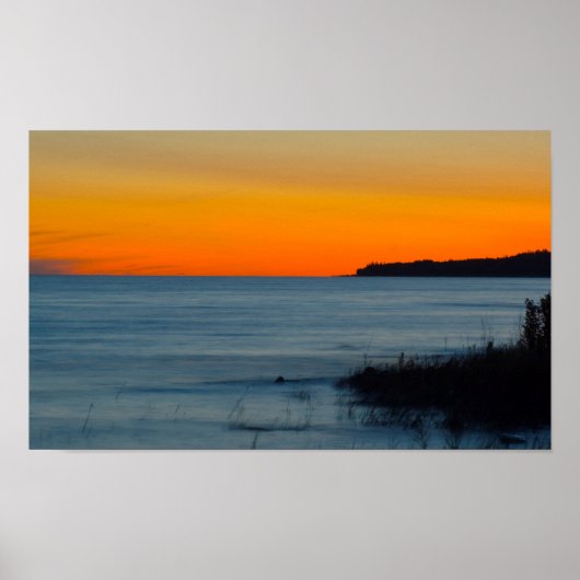 Lake Michigan Sunset, Michigan Poster (Voorkant)