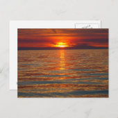 Lake Michigan Sunset Postcard Briefkaart (Voorkant / Achterkant)