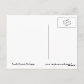 Lake Michigan Sunset Postcard Briefkaart (Achterkant)