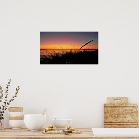 Lake Michigan Sunset Poster (Keuken)