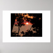 Lake Michigan Sunset Poster (Voorkant)