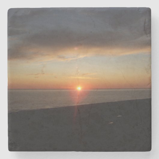 Lake Michigan Sunset Stenen Onderzetter (Voorkant)
