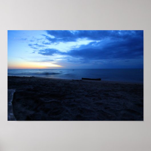 Lake Michigan Sunset, Van Buren State Park, MI Poster (Voorkant)