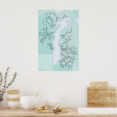 Lake Michigan Systems Poster (Keuken)