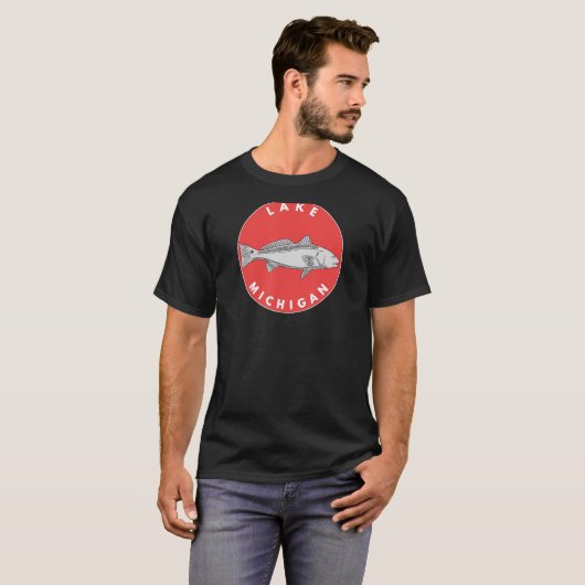 Lake Michigan T-shirt (Voorkant volledig)