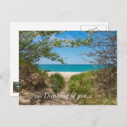 Lake Michigan Tranquility Briefkaart (Voorkant / Achterkant)