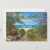 Lake Michigan Tranquility Kaart (Achterkant)