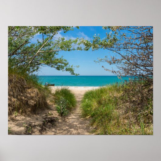 Lake Michigan Tranquility Poster (Voorkant)