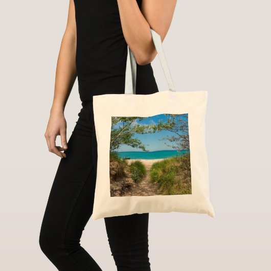 Lake Michigan Tranquility Tote Bag (Voorkant (product))