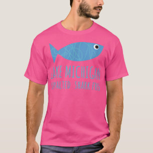 Lake Michigan Unsalted Shark Free Great Lakes Fish T-shirt