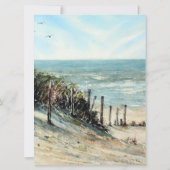 Lake Michigan | Verjaardag Weekend Kaart (Achterkant)