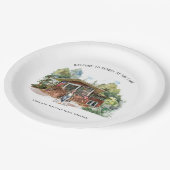 Lake Michigan | Verjaardagsweekend Papieren Bordje (Gekanteld)