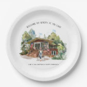 Lake Michigan | Verjaardagsweekend Papieren Bordje (Voorkant)