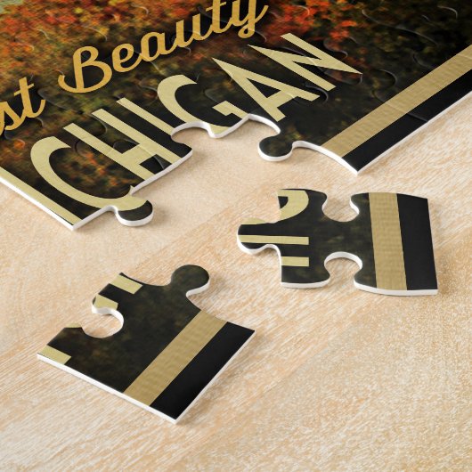 Lake Michigan Vintage Legpuzzel (Zijkant)