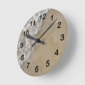 Lake Michigan Wave op Beach Ronde Klok (Hoek)