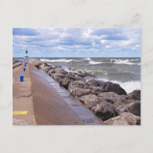 Lake Michigan Waves Briefkaart