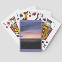 Lake Michigan Zonsondergang Pokerkaarten