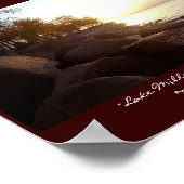 "Lake Mille lacs Sunset" Poster (Hoek)