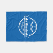 Lake Minnetonka Minnesota ankerplaats en naam Fleece Deken (Voorkant (Horizontaal))