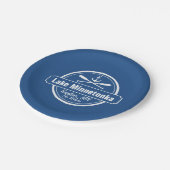 Lake Minnetonka Minnesota ankerplaats en naam Papieren Bordje (Gekanteld)