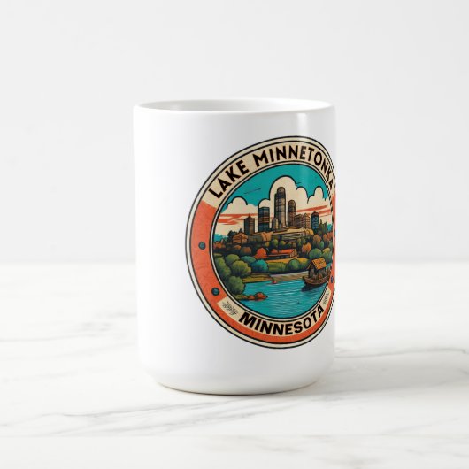 Lake Minnetonka, Minnesota vissen en varen Koffiemok (Center)
