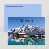 Lake Minnewanka Alberta Canada Briefkaart (Voorkant / Achterkant)