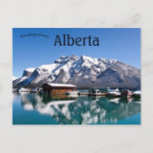 Lake Minnewanka Alberta Canada Briefkaart (Voorkant)