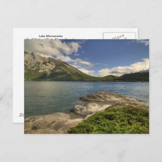 Lake Minnewanka Briefkaart (Voorkant / Achterkant)