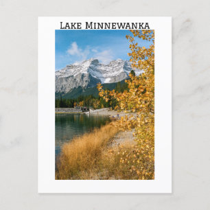 Lake Minnewanka   Nationaal park Banff   Canada Briefkaart