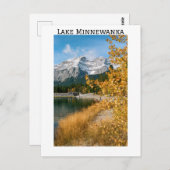 Lake Minnewanka | Nationaal park Banff | Canada Briefkaart (Voorkant / Achterkant)