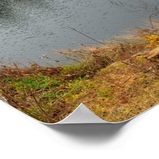 Lake Minnewaska Panorama Poster (Hoek)