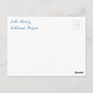 Lake Mirror - Lakeland, briefkaart Florida