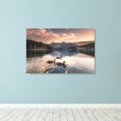 Lake Misurina | Dolomites, Italië Canvas Afdruk (Insitu (Houten vloer))