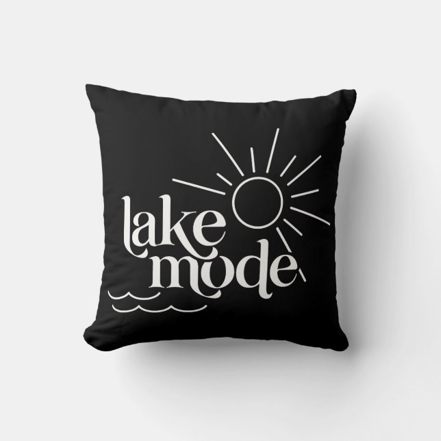 Lake Mode Summer Sun Kussen (Voorkant)