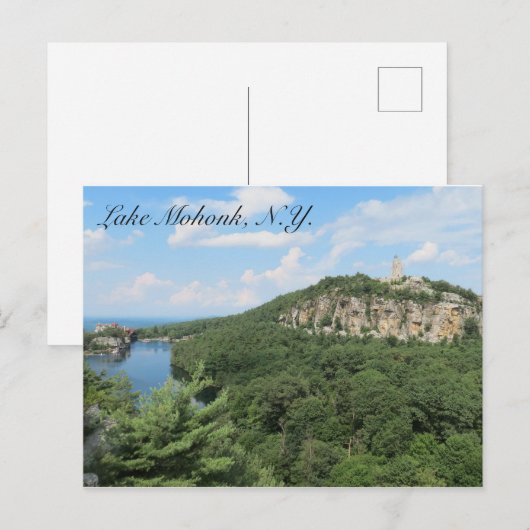 Lake Mohonk, N.Y. Briefkaart (Voorkant / Achterkant)