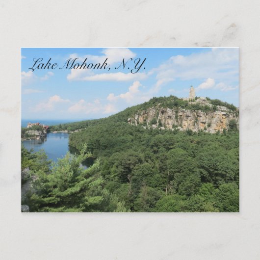 Lake Mohonk, N.Y. Briefkaart (Voorkant)
