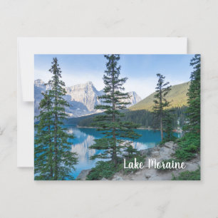 Lake Moraine bij Banff Canada Briefkaart