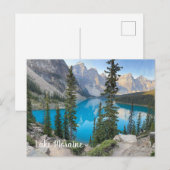 Lake Moraine bij Banff Canada Feestdagenkaart (Voorkant / Achterkant)