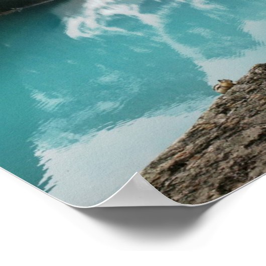 Lake Moraine, Nationaal Park Banff Poster (Hoek)