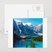 Lake Moraine Park Canada Briefkaart (Voorkant / Achterkant)