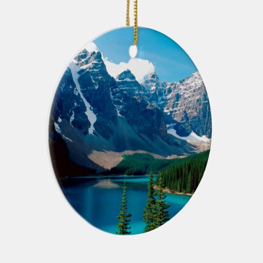Lake Moraine Park Canada Keramisch Ornament (Rechts)