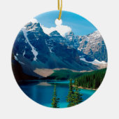 Lake Moraine Park Canada Keramisch Ornament (Voorkant)