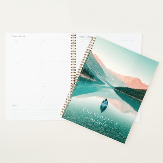 Lake Mountain Canoe Aangepast Planner (Display)