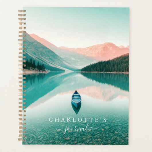 Lake Mountain Canoe Aangepast Planner (Voorkant)