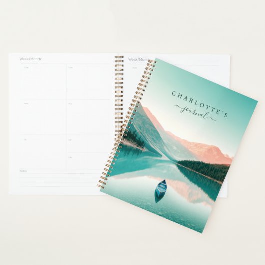 Lake Mountain Canoe Aangepast Planner (Display)