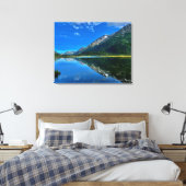 Lake Mountain reflecties Canvas Afdruk (Insitu (Slaapkamer))