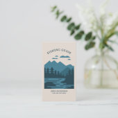 Lake & Mountains - Gevist Verticaal Visitekaartje (Staand voorkant)