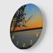 Lake Murray Large Round Wall klok (Hoek)