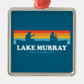 Lake Murray South Carolina Canoe Metalen Ornament (Voorkant)