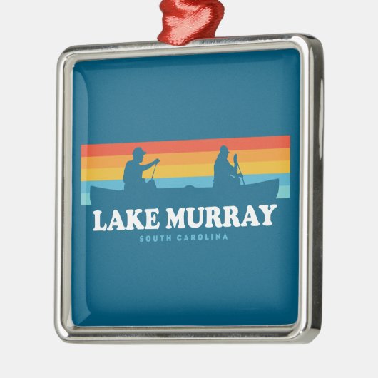 Lake Murray South Carolina Canoe Metalen Ornament (Links)